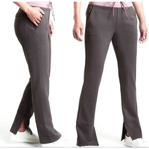 Athleta Hermosa Pant. Gray Purple.  Pull On Waist. Size Small Tall.